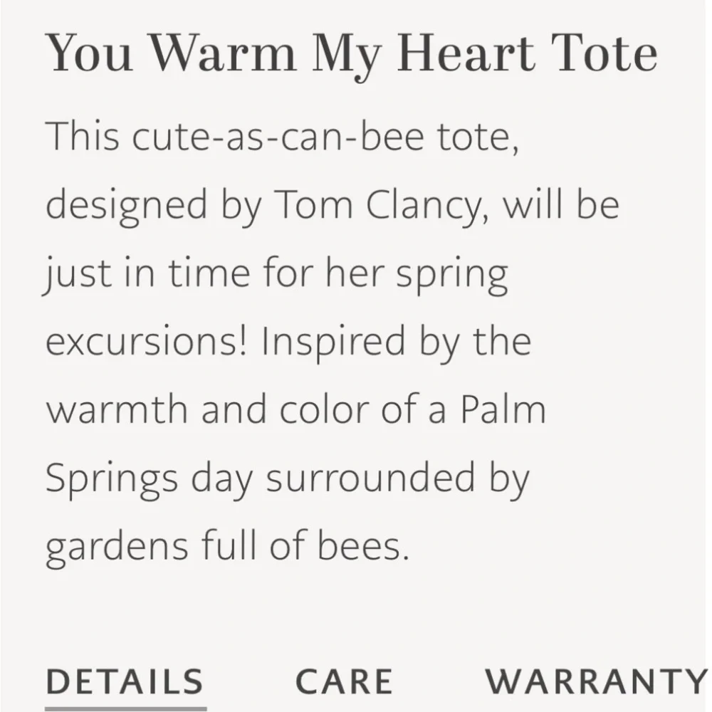 Brighton you warm my heart bee canvas tote bag